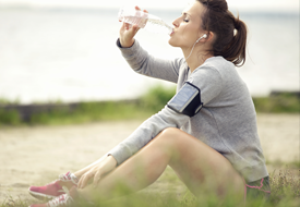 Woman Drinking Water